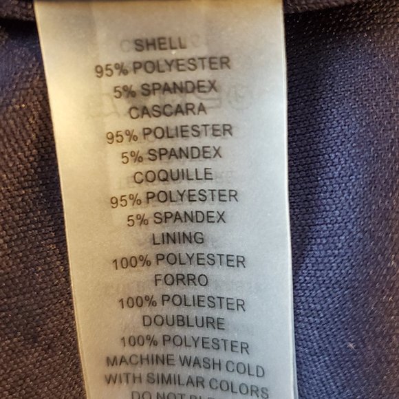 VINCE CAMUTO Pink and Blue Fit and Flare Scuba Dress   Size 6 - Picture 11 of 11